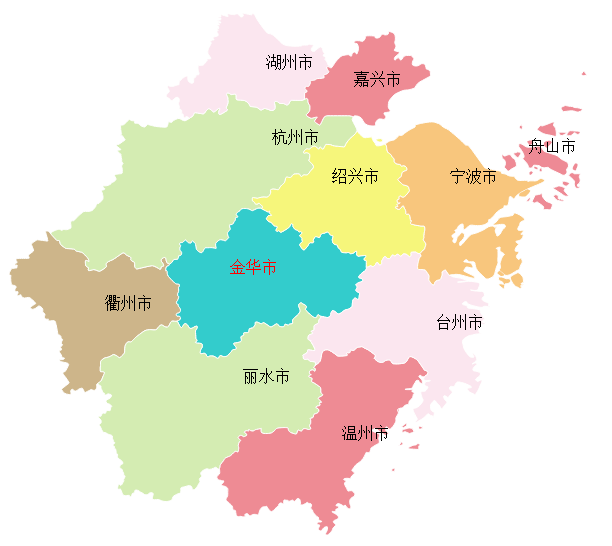 html5svg浙江地图map省市地区代码
