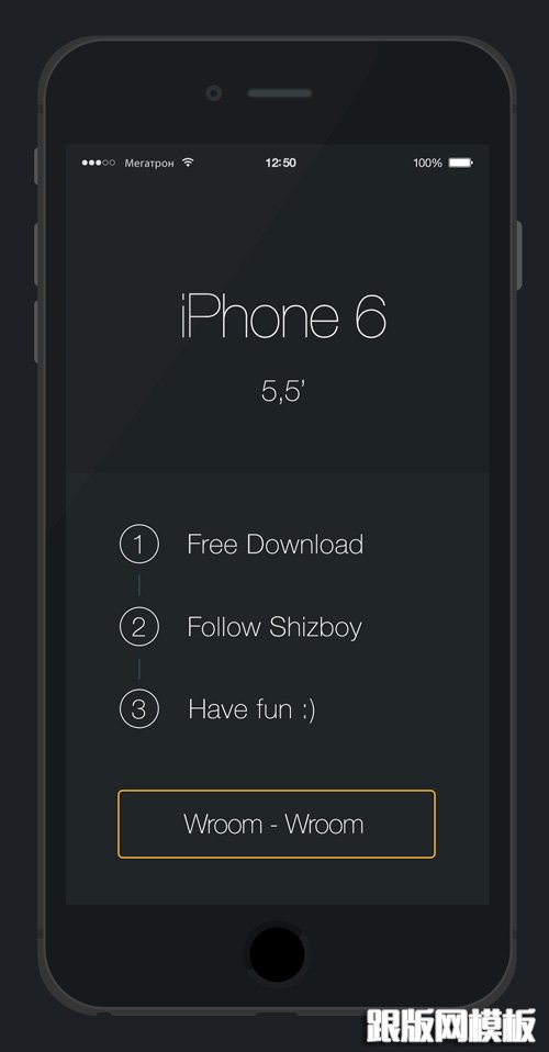 Free iPhone 6 and iPhone 6 Plus Mockup Templates (PSD, AI & Sketch) - Free Download - 8