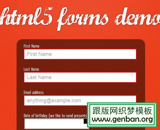 Fun with HTML5 Forms