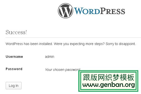 安装WordPress