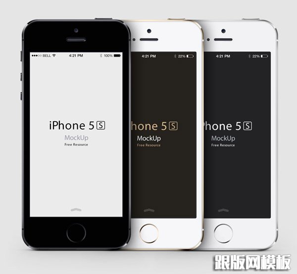 iPhone 5S社会民主党矢量样机