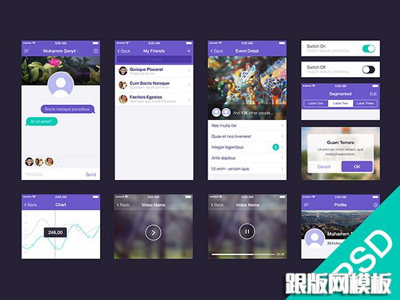 app-ui-kit-psd