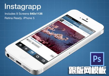 Instagrapp - Freebie PSD