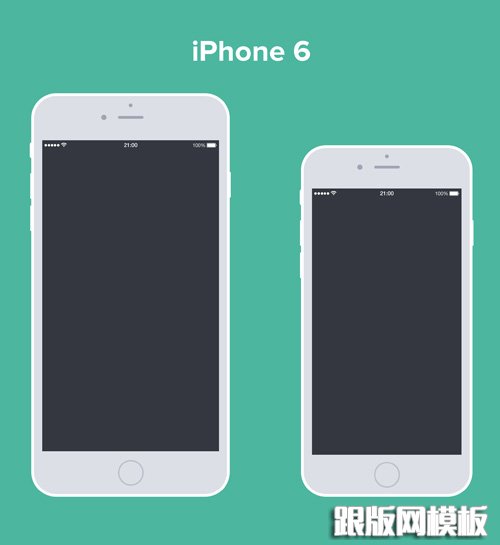 Free iPhone 6 and iPhone 6 Plus Mockup Templates (PSD, AI & Sketch) - Free Download - 22
