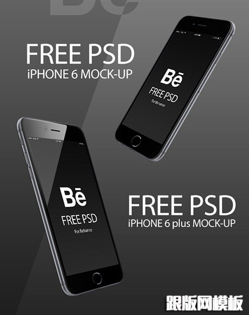 Free iPhone 6 and iPhone 6 Plus Mockup Templates (PSD, AI & Sketch) - Free Download - 47