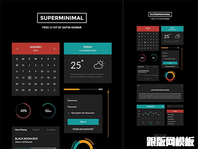 Free UI Kits: superminimal