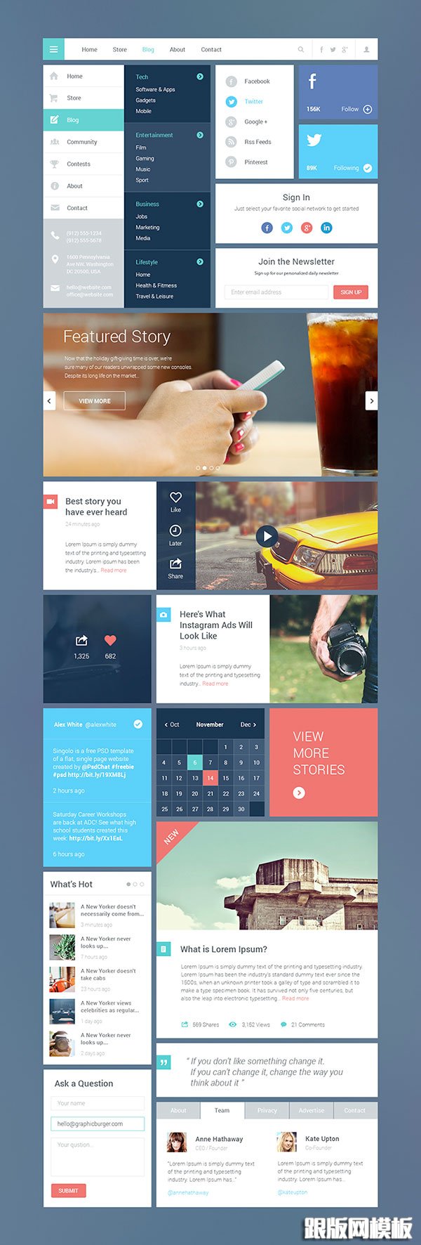 blog-magazine-ui