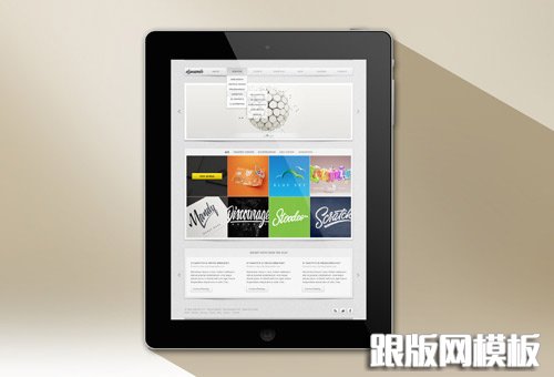 instantShift - Beautiful iPad Mockup PSD Designs