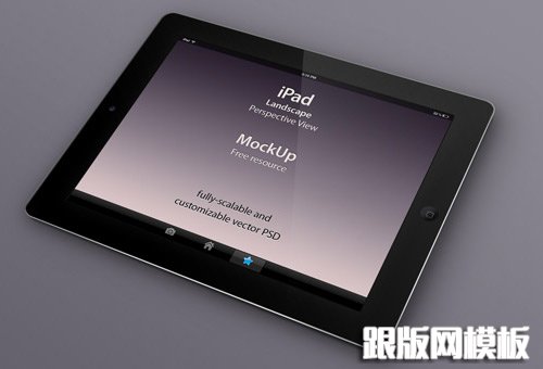 instantShift - Beautiful iPad Mockup PSD Designs
