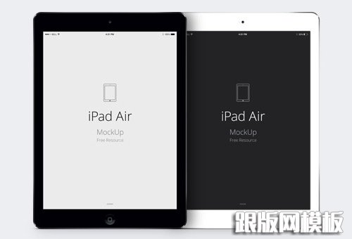 instantShift - Beautiful iPad Mockup PSD Designs
