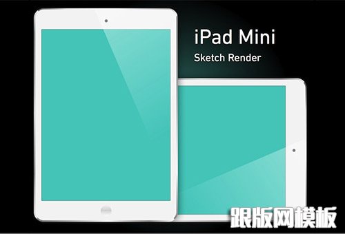 instantShift - Beautiful iPad Mockup PSD Designs