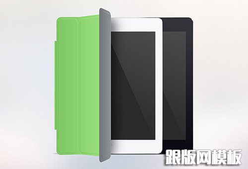 instantShift - Beautiful iPad Mockup PSD Designs