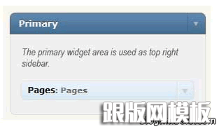 WordPress 2.9 侧边栏描述